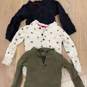 Carter’s long sleeve bodysuits - size 24 months